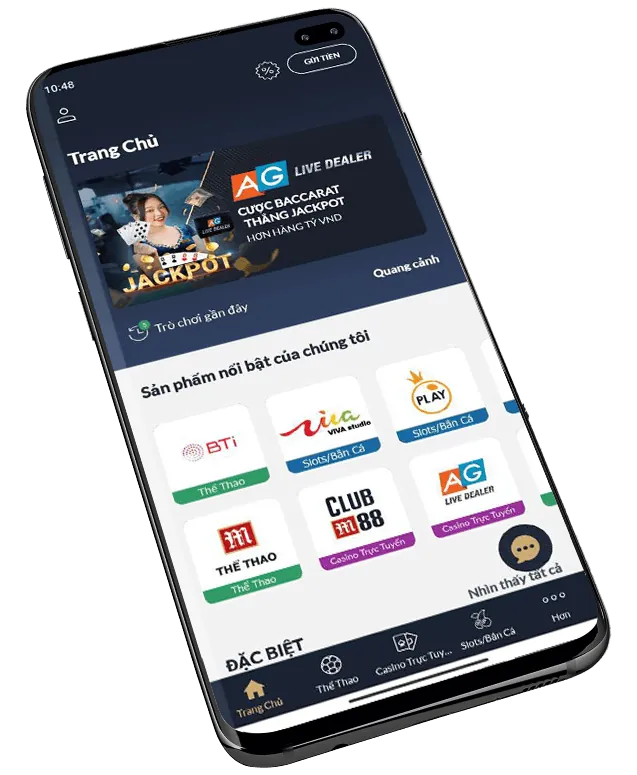 Ứng dụng sumvip nhà cái chơi slot trên di động